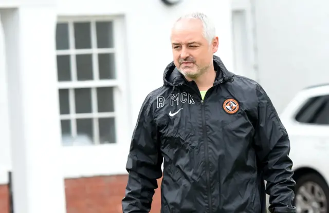 Dundee United manager Ray McKinnon