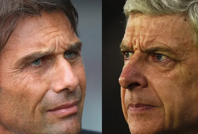 Antonio Conte and Arsene Wenger