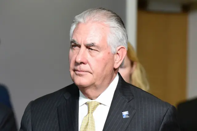 US Secretary of State Rex Tillerson