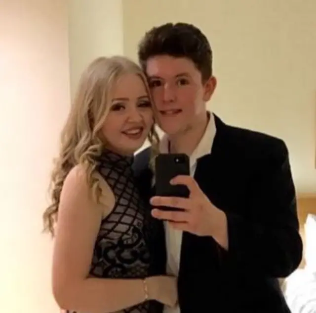 Chloe Rutherford and Liam Curry