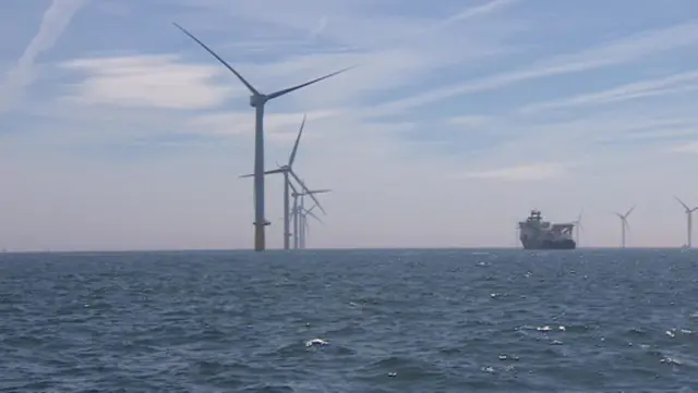 Wind turbines in North Sea