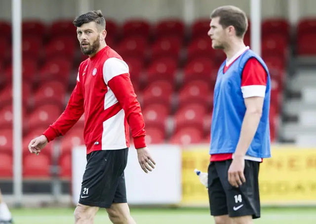 Massimo Donati (right) in training with Hamilton