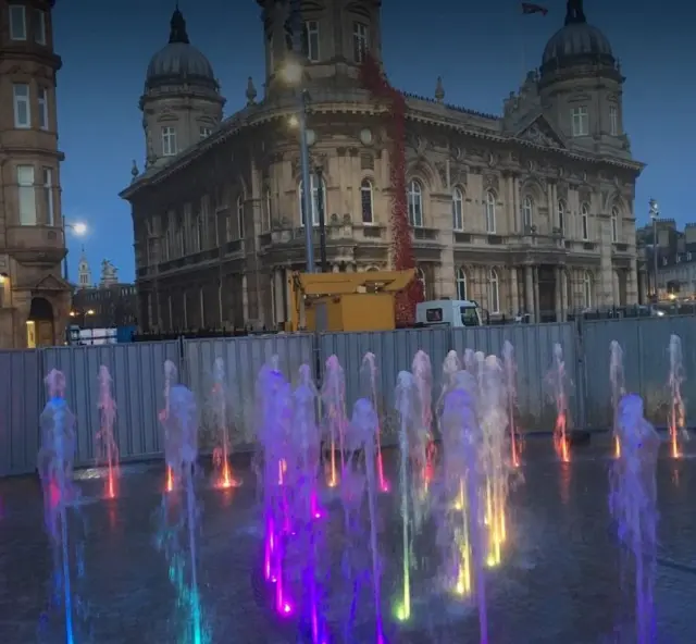 Fountains being tested