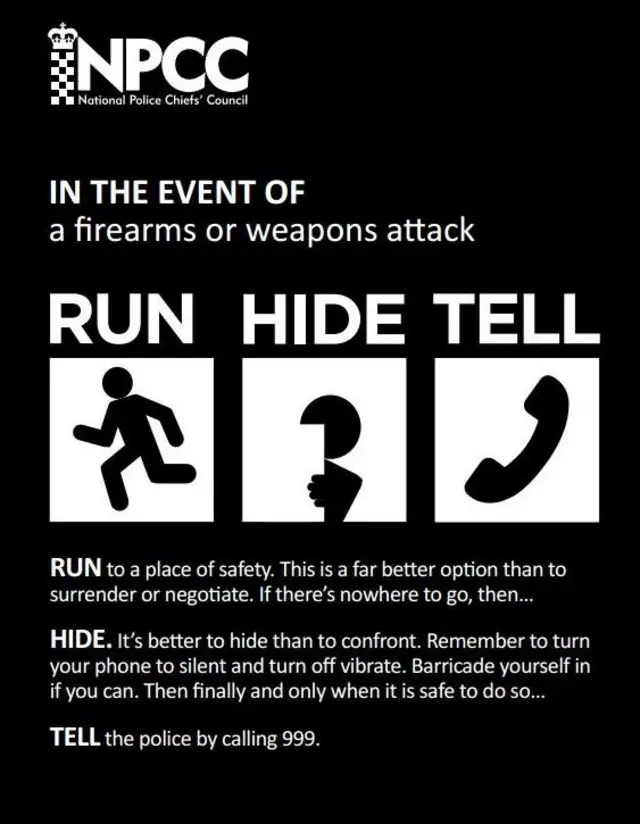 Attack advice poster