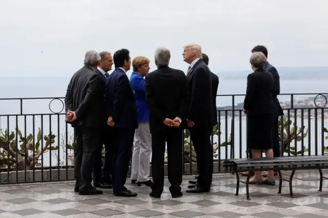 G7 leaders