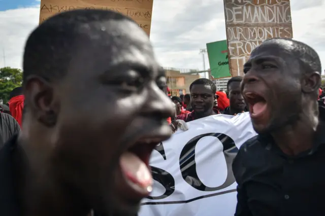 Protestors