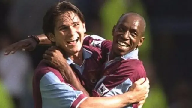 Frank Lampard and Ian Wright