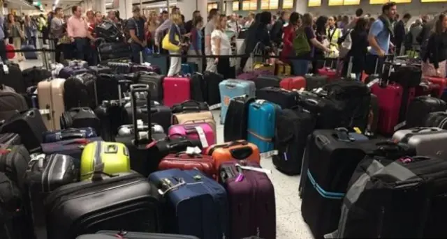 Luggage at Gatwick