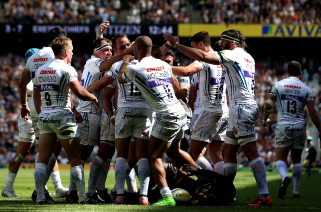 Exeter celebrate