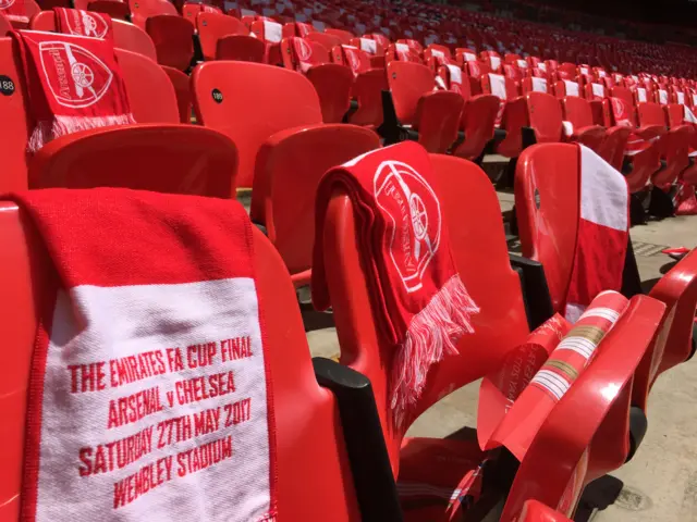 Arsenal scarves