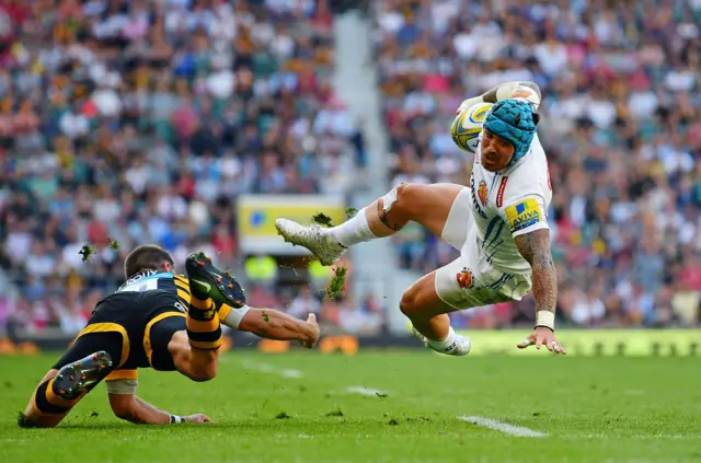 Willie Le Roux and Jack Nowell