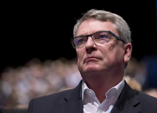 Sir Lynton Crosby at the Conservative party conference in Manchester, 6 October 2015