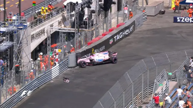 Ocon crash