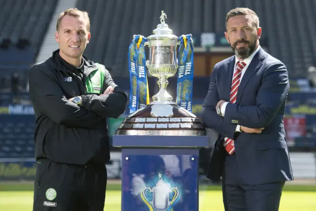 Brendan Rodgers and Derek McInnes