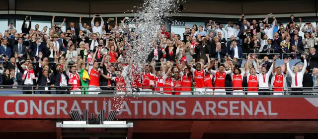 Arsenal lift FA Cup