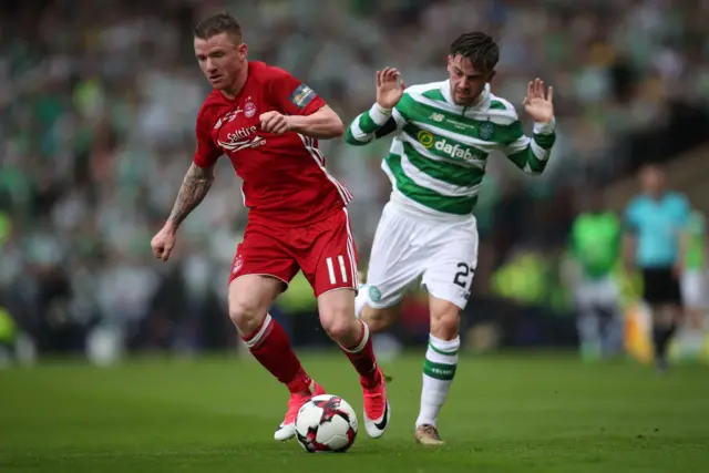 Jonny Hayes and Patrick Roberts