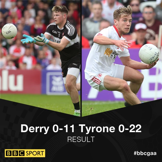 Derry v Tyrone Result