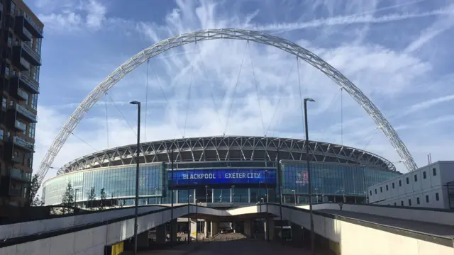 Wembley on play-off final day