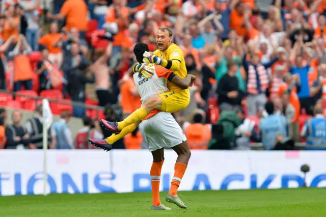 Blackpool celebrate