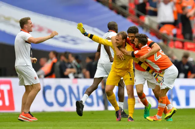 Blackpool celebrate