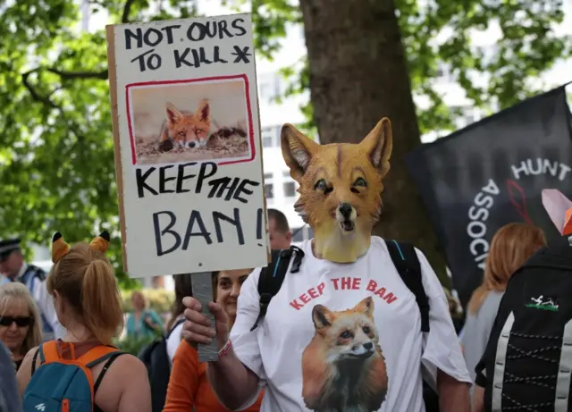 Anti-hunting march