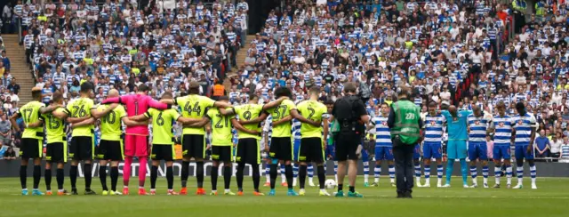 Minute's silence at Wembley