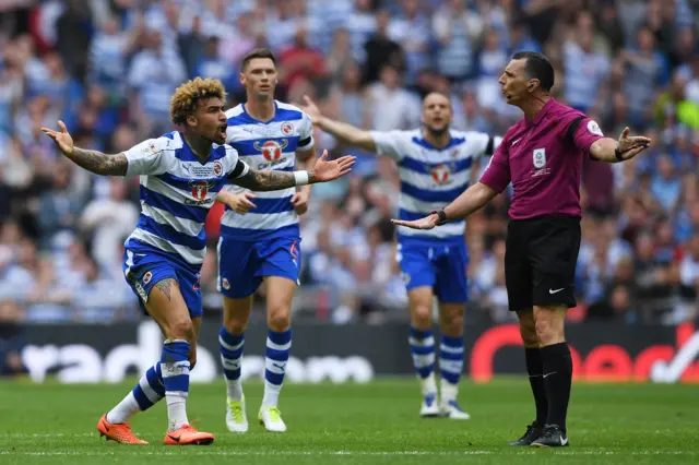 Danny Williams complains to the referee