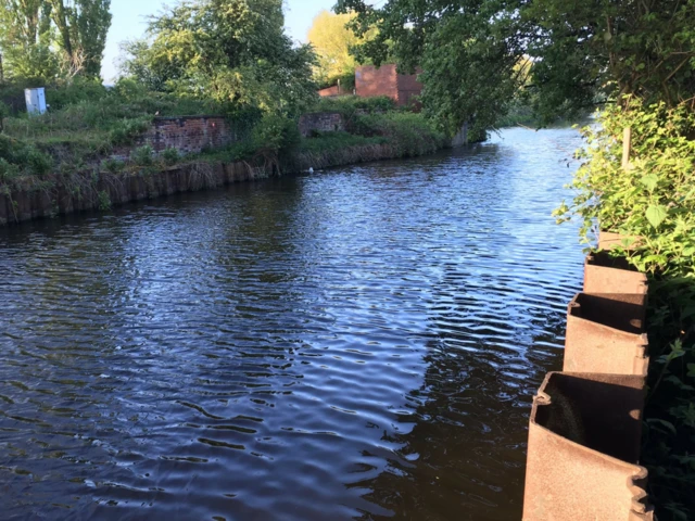 Stretch of canal in Roterham