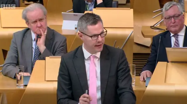 Finance Secretary Derek Mackay