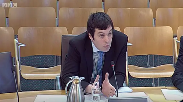 Robbie McGhee from the Scottish government