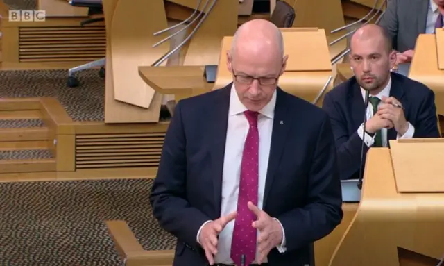 Education Secretary John Swinney