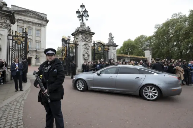 Security at Buckingham Palace