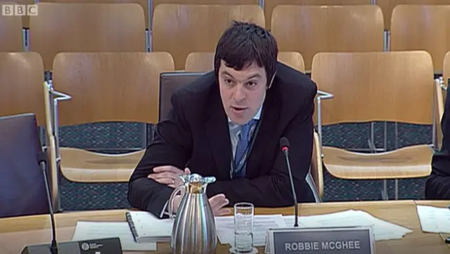 Robbie McGhee, broadband policy team leader, Scottish government