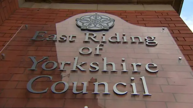 East Riding of Yorkshire Council sign