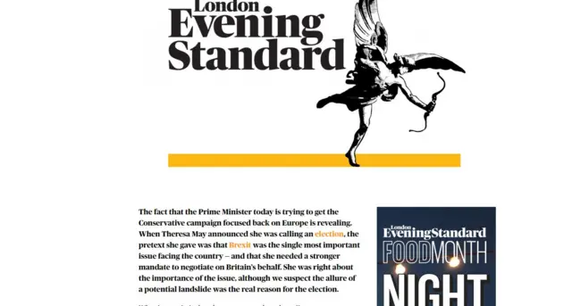 Evening standard