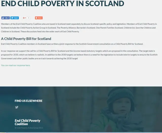 End Child Poverty in Scotland