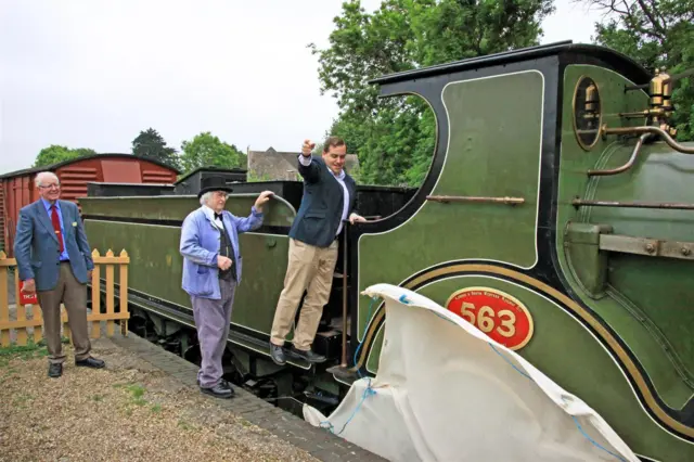 Unveiling of loco