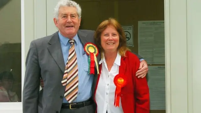 Rhodri Morgan and wife Julie