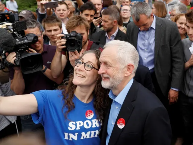 Jeremy Corbyn in Reading