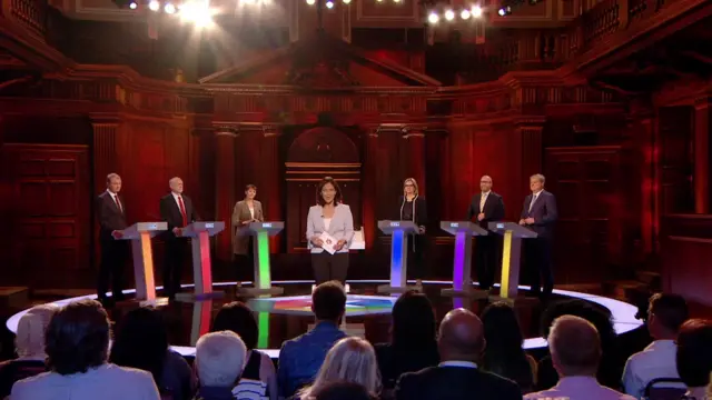 Leaders debate