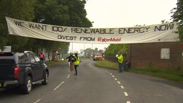 Fawley protest