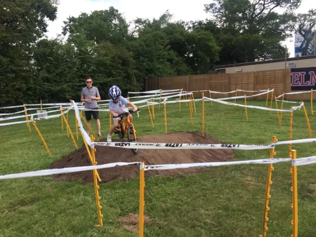 Jake Baldy at cycle track