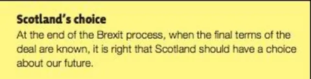 SNP manifesto