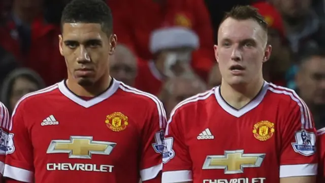 hris Smalling and Phil Jones