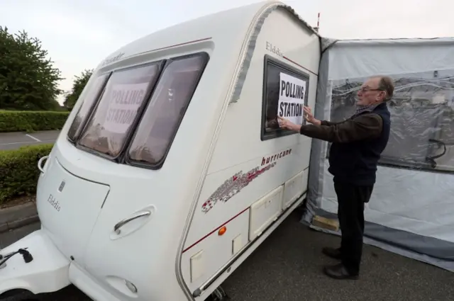 Polling station, Cambs