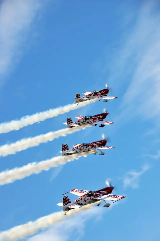 Aerobatic display