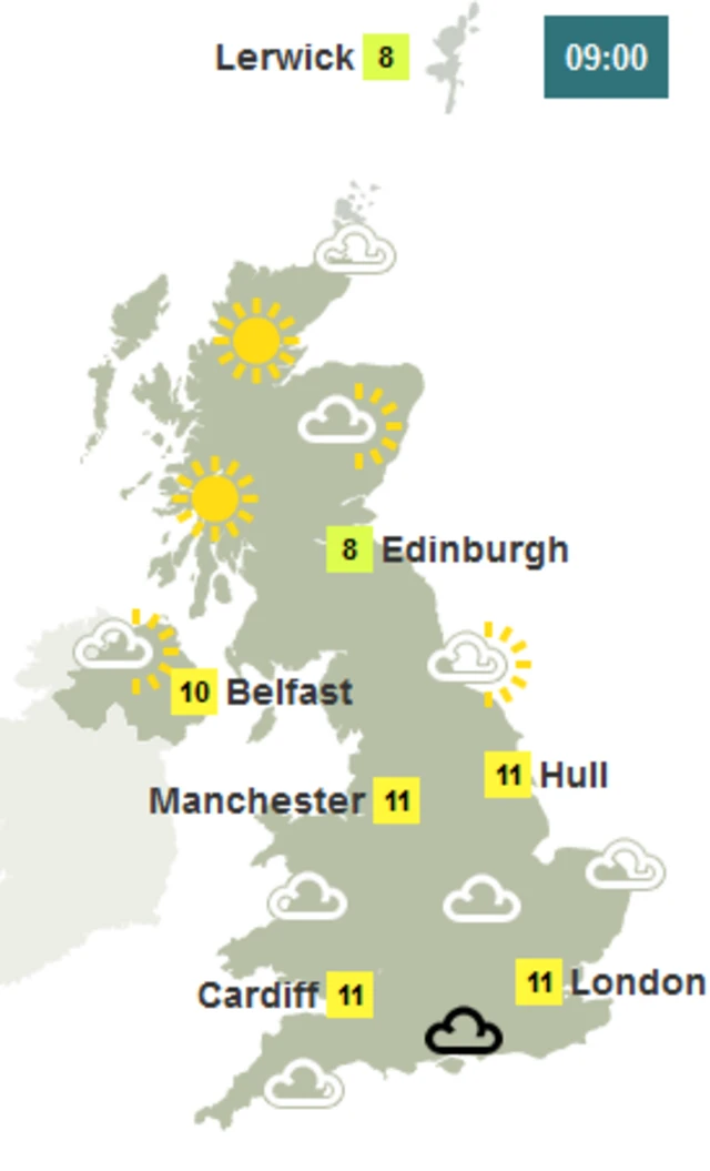 Weather map