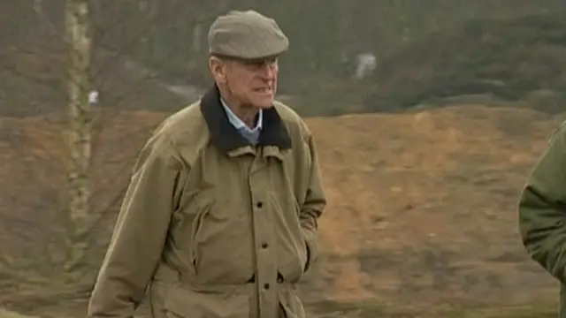 Prince Philip in countryside