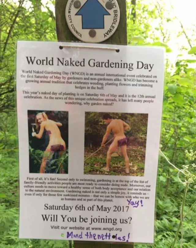 Naked gardening