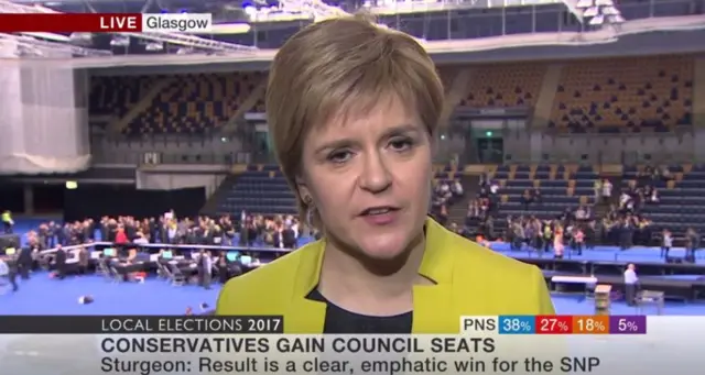 First Minister Nicola Sturgeon
